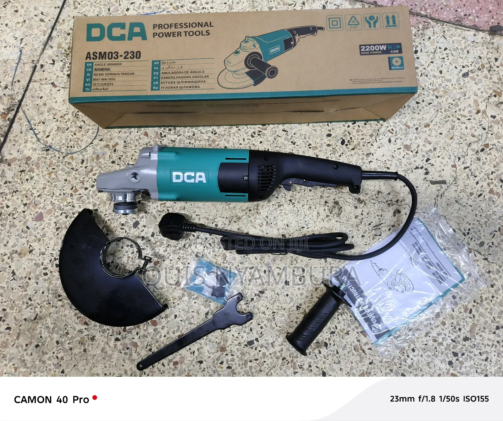 Dca Angle Grinder/Electric Dca Grinder 9"