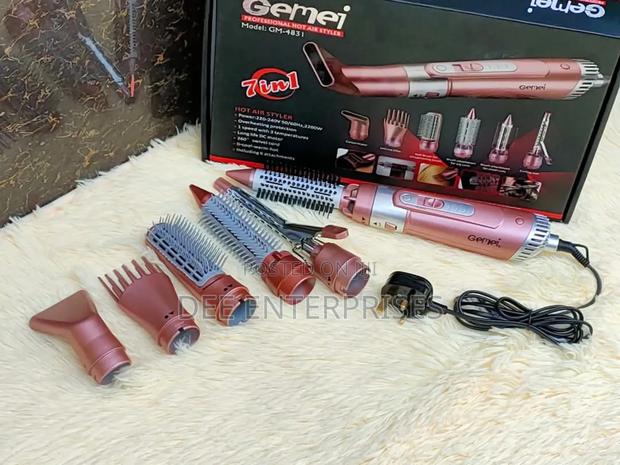 7 In 1 Gemei Professional Hot Air Styler