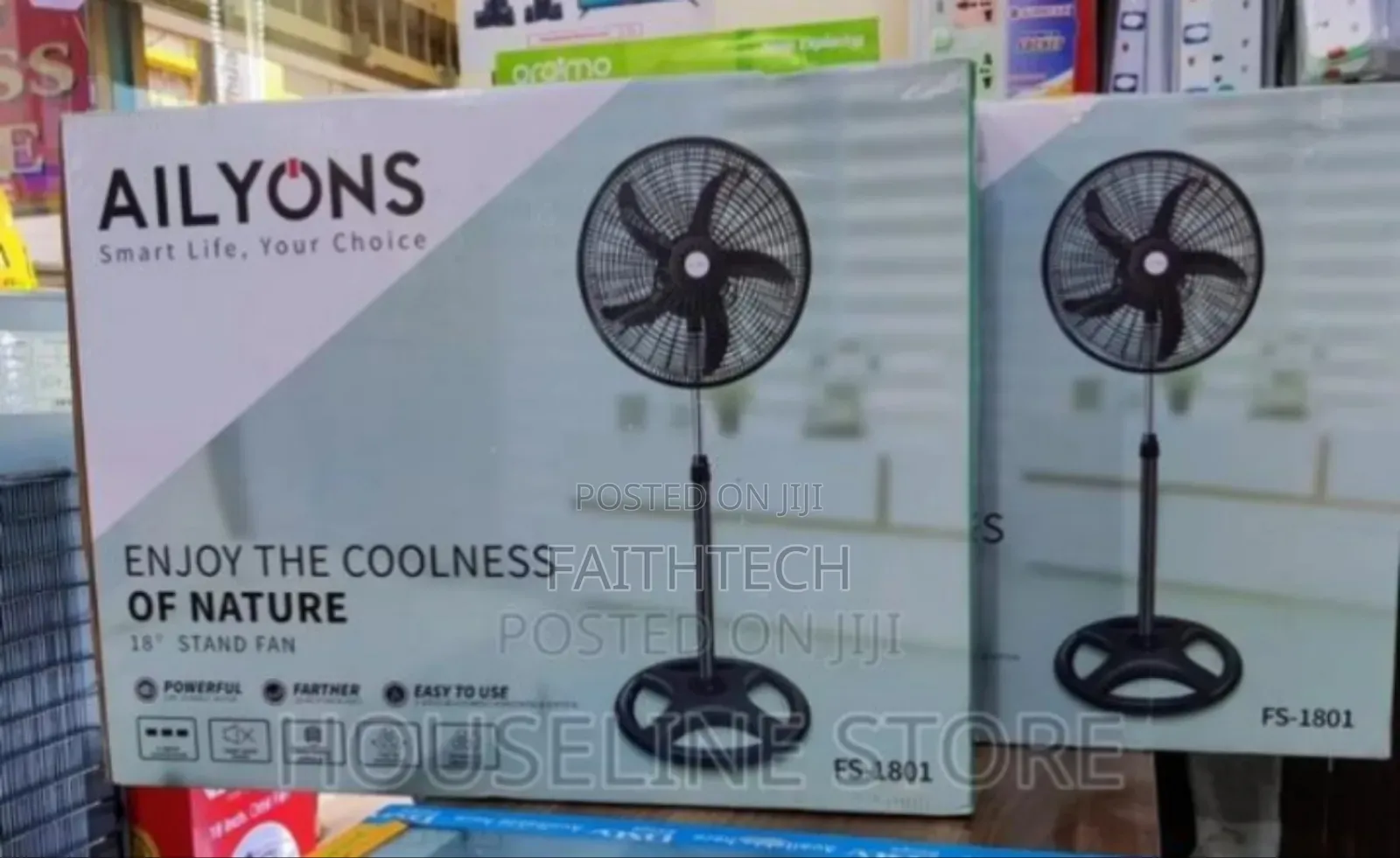 Ailyons 18 Inches Standing Fan