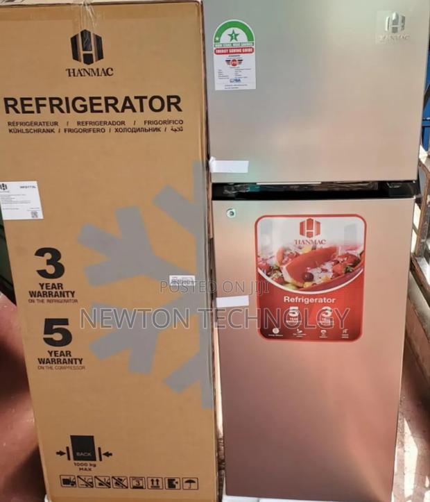 Hanmac 173litres Double Door Fridge