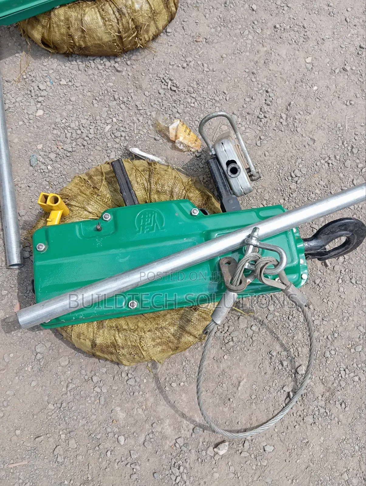 Hand Winch Puller Tirfor With Hand Operated Pulley