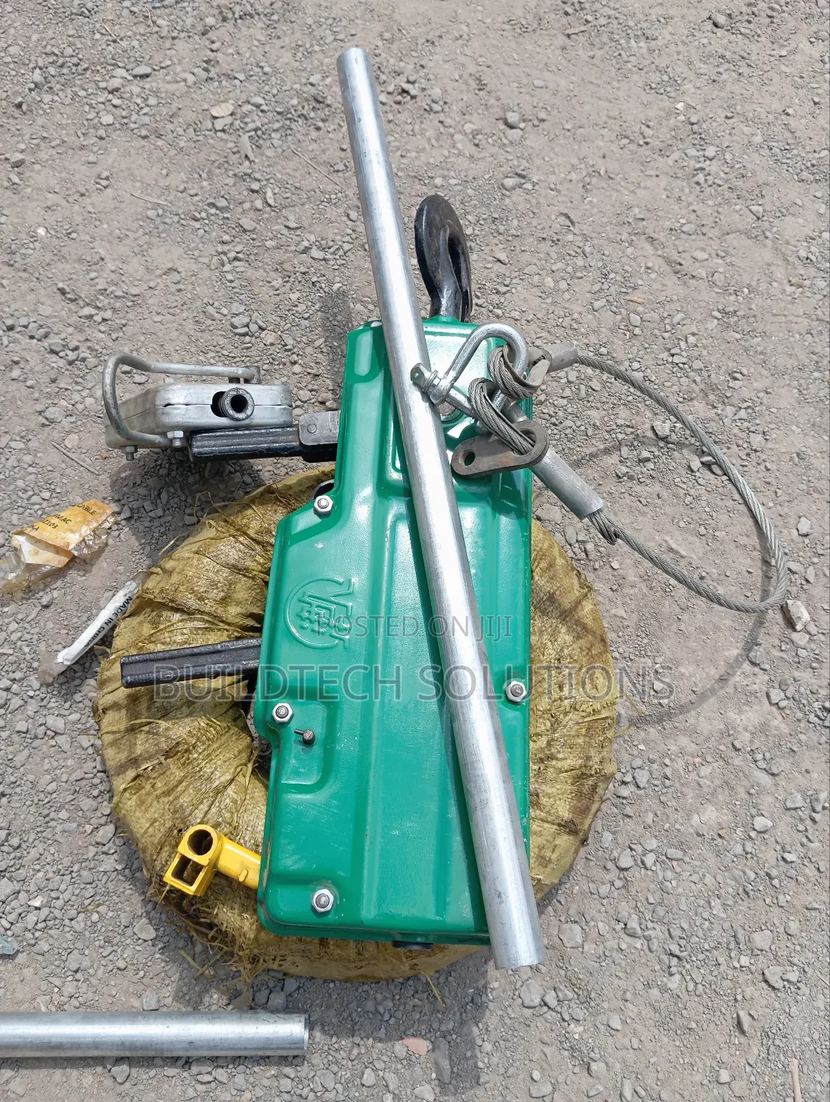 Hand Winch Puller Tirfor With Hand Operated Pulley