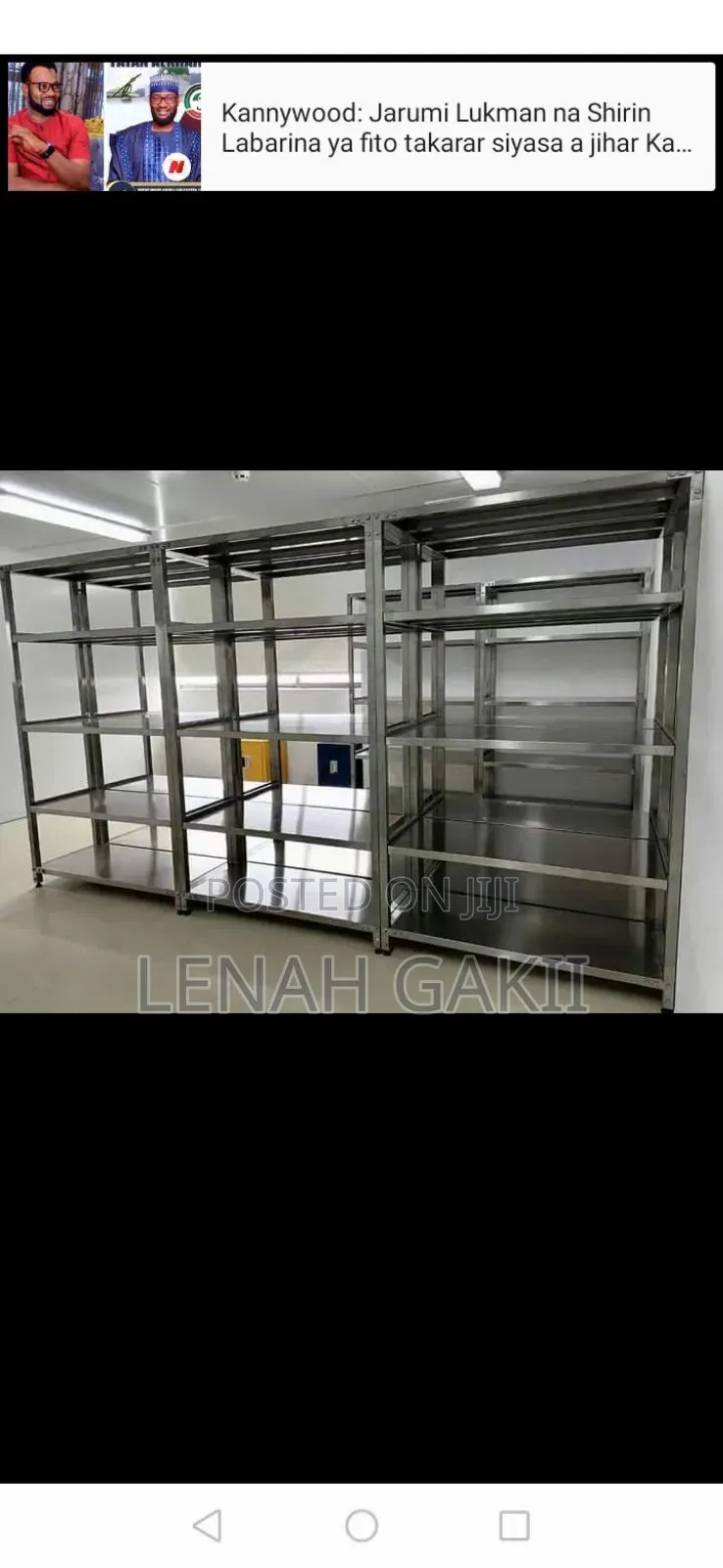 Stainless Steel Storage Rack