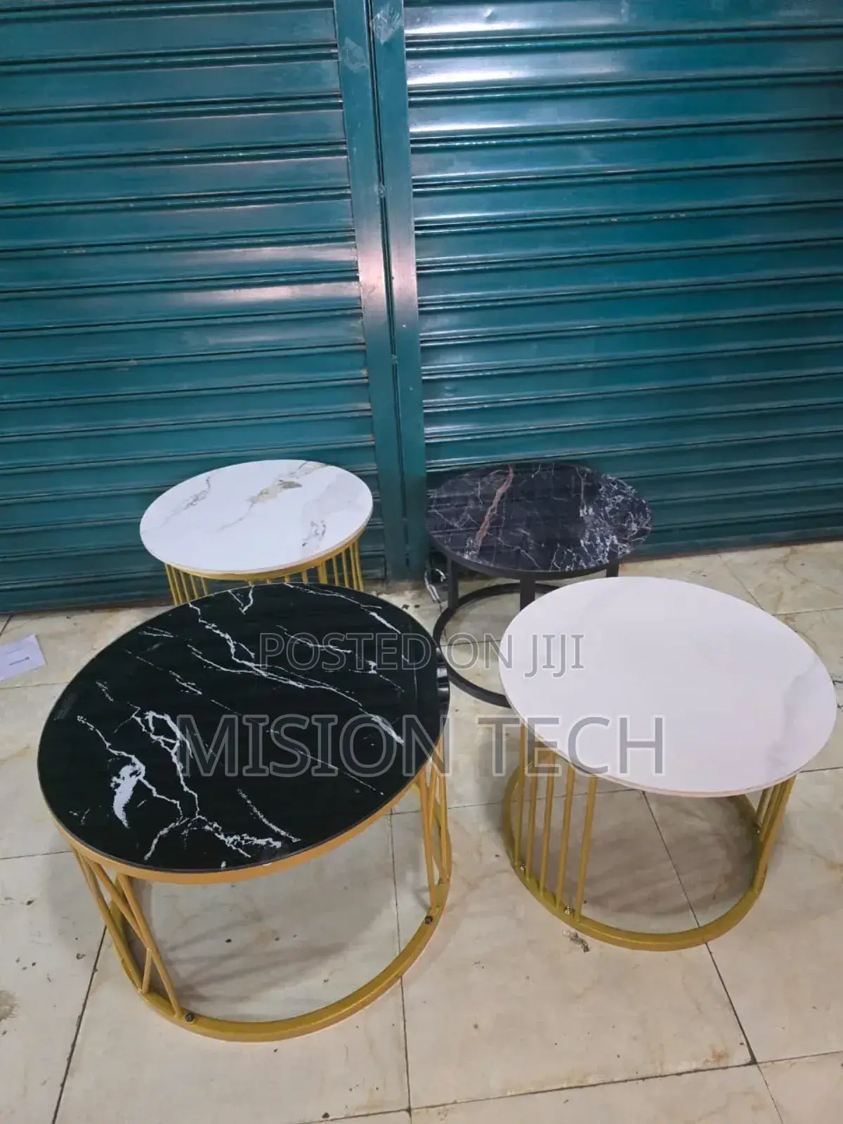 Single Piece Assembled Marble Table