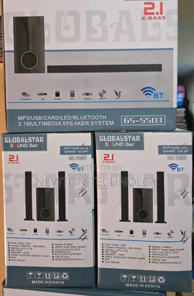 2.1ch Globalstar Sub Woofer System Bt/Usb/Fm Tall Boy(Model of V527)
