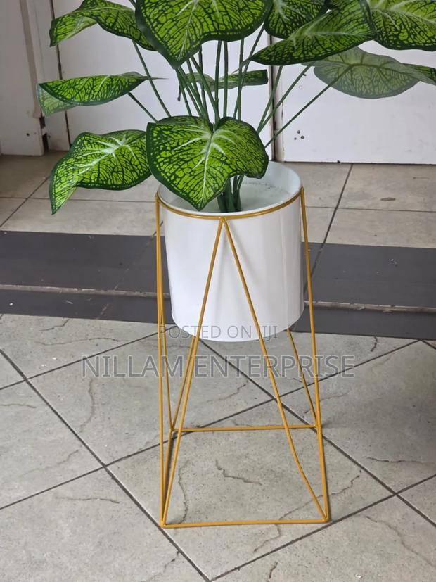 Nordic Geometric Metal Iron Flower Pot* - thumbnail 3