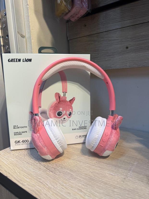 Green Lion Gk-600 Kids Original Bluetooth Wireless Headphone 20 HRS - thumbnail 2