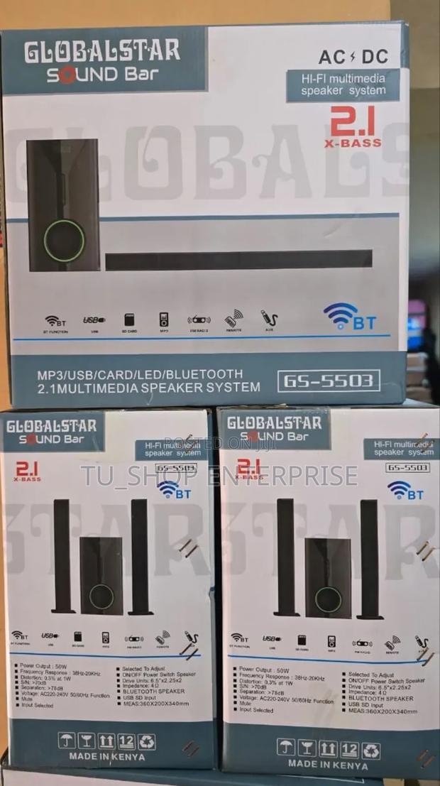 .1ch Globalstar Sub Woofer System Bt/Usb/Fm Tall Boy(Model of V527)