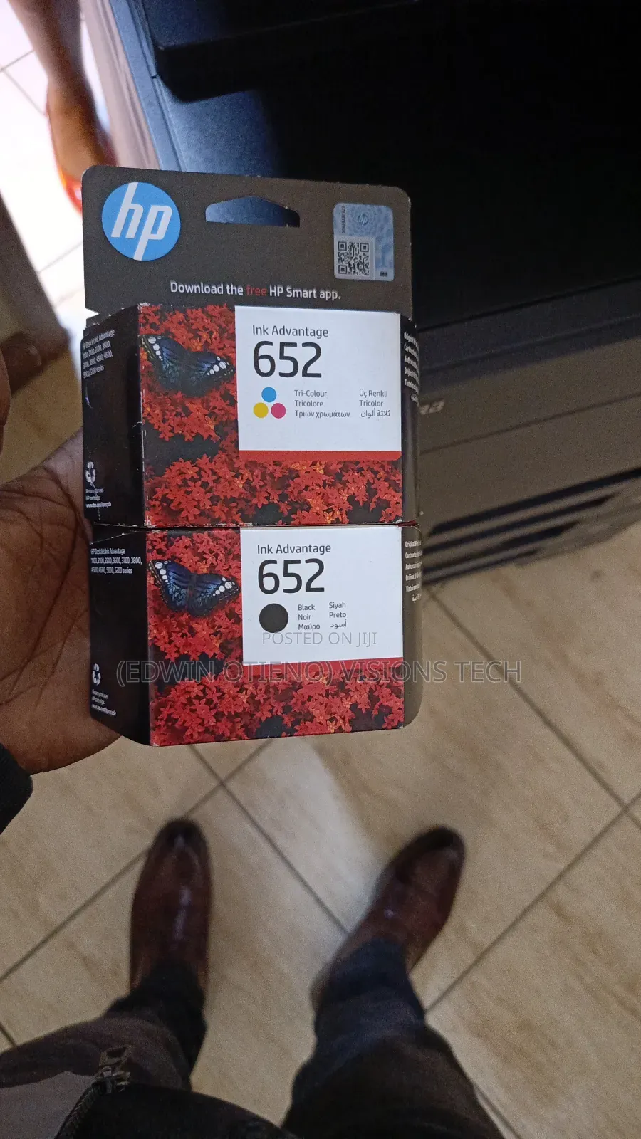 Original 652 Cartridge Both Colors