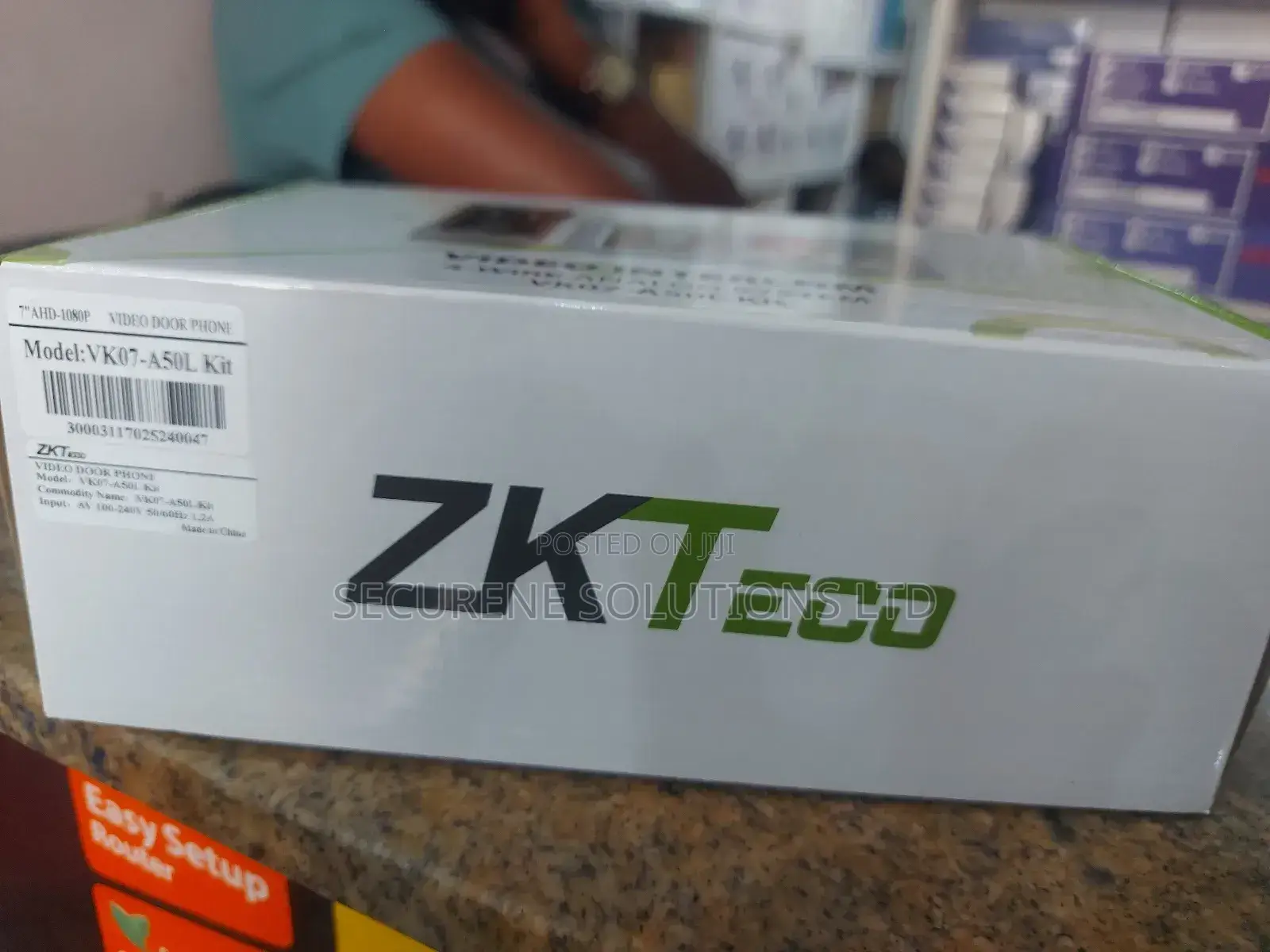 Zkteco Vk07-A50l Video Intercom Kit.
