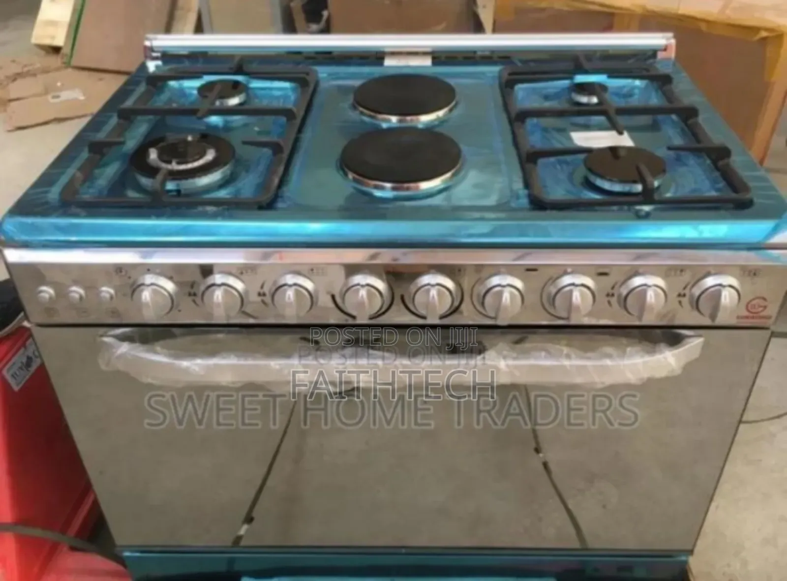 60*90 Eurochef 4+2 Standing Cooker