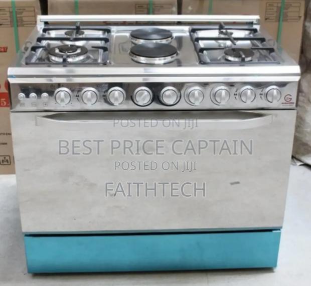 60*90 Eurochef 4+2 Standing Cooker - thumbnail 2