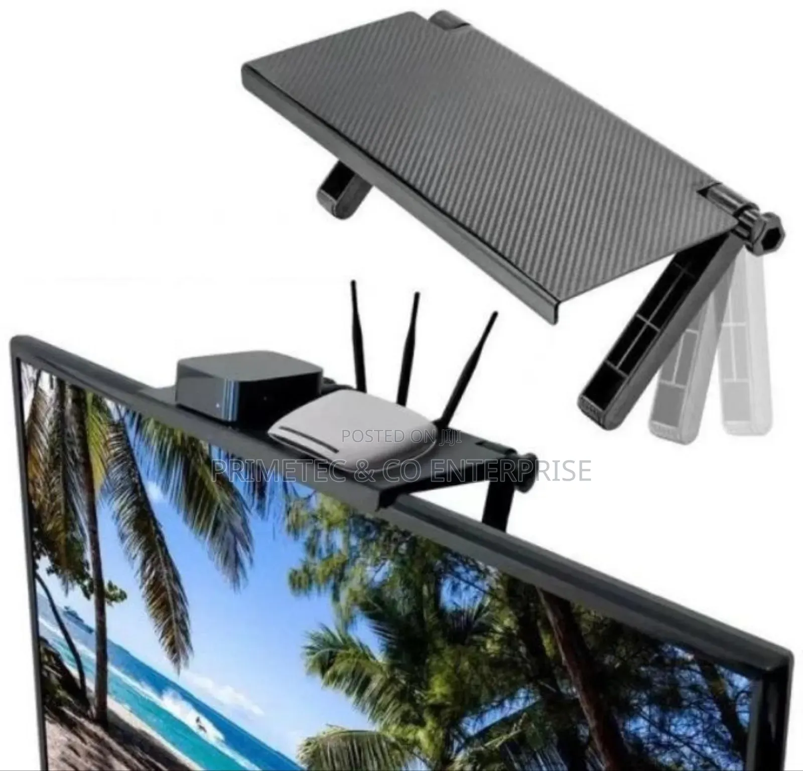 Tv Screen Top Storage Shelf Adjustable