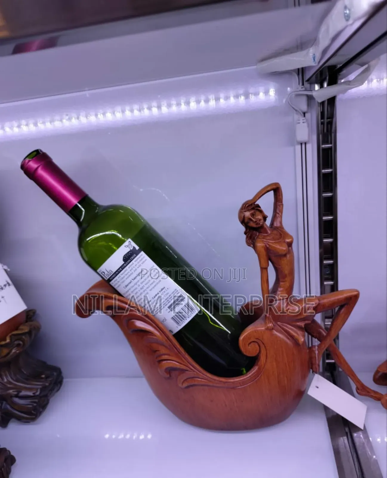 Creative Lady Sculpture Wine Bottle Holder*