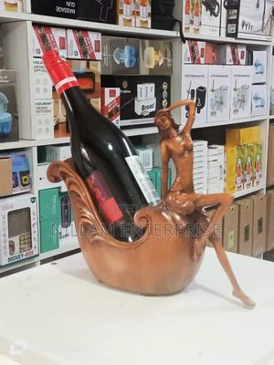 Creative Lady Sculpture Wine Bottle Holder* - main view
