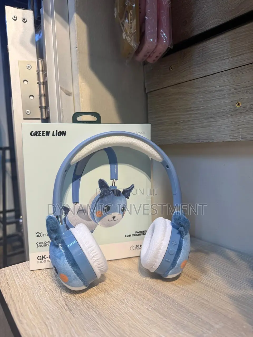 Green Lionkids Original Bluetooth Wireless Headphone 20 HRS Playtime