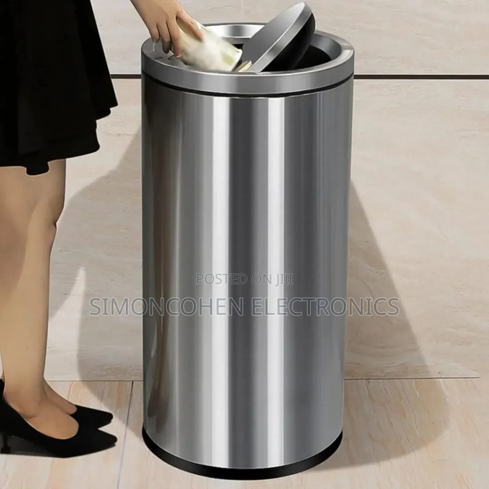 12l Stainless Steel Swing/Swivel Dustbin