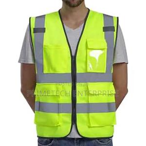 Reflective Vest With Zip And Pockets - main view
