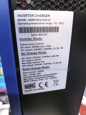 Snadi 5.5kva 48v Hybrid Inverter With Inbuilt MPPT Controller