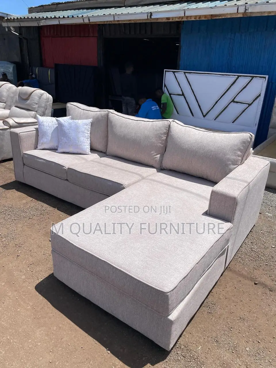 Scandinavian Style L Shaped Sofa