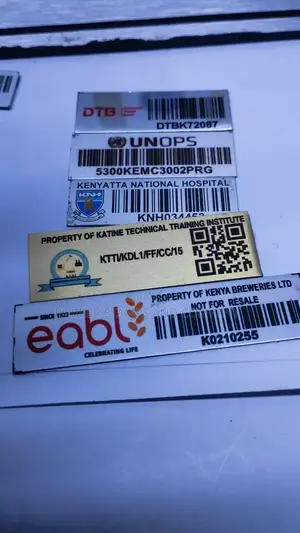 Asset Tags With Barcodes or Qr Code