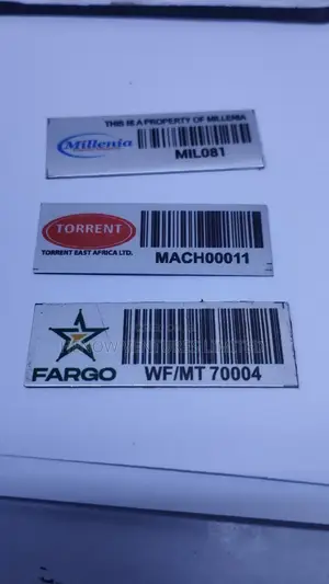 Asset Tags With Barcodes or Qr Code
