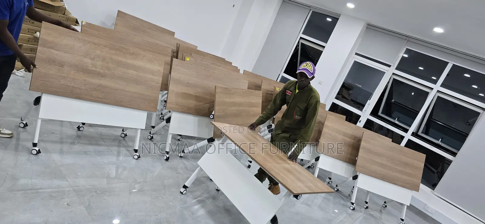 Foldable Modern Conference/Study Table