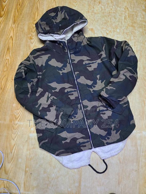 Quality Combat Camouflage Warm Zipper Designer Jackets - main view