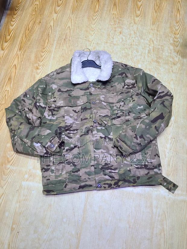 Quality Combat Camouflage Warm Zipper Designer Jackets - thumbnail 3