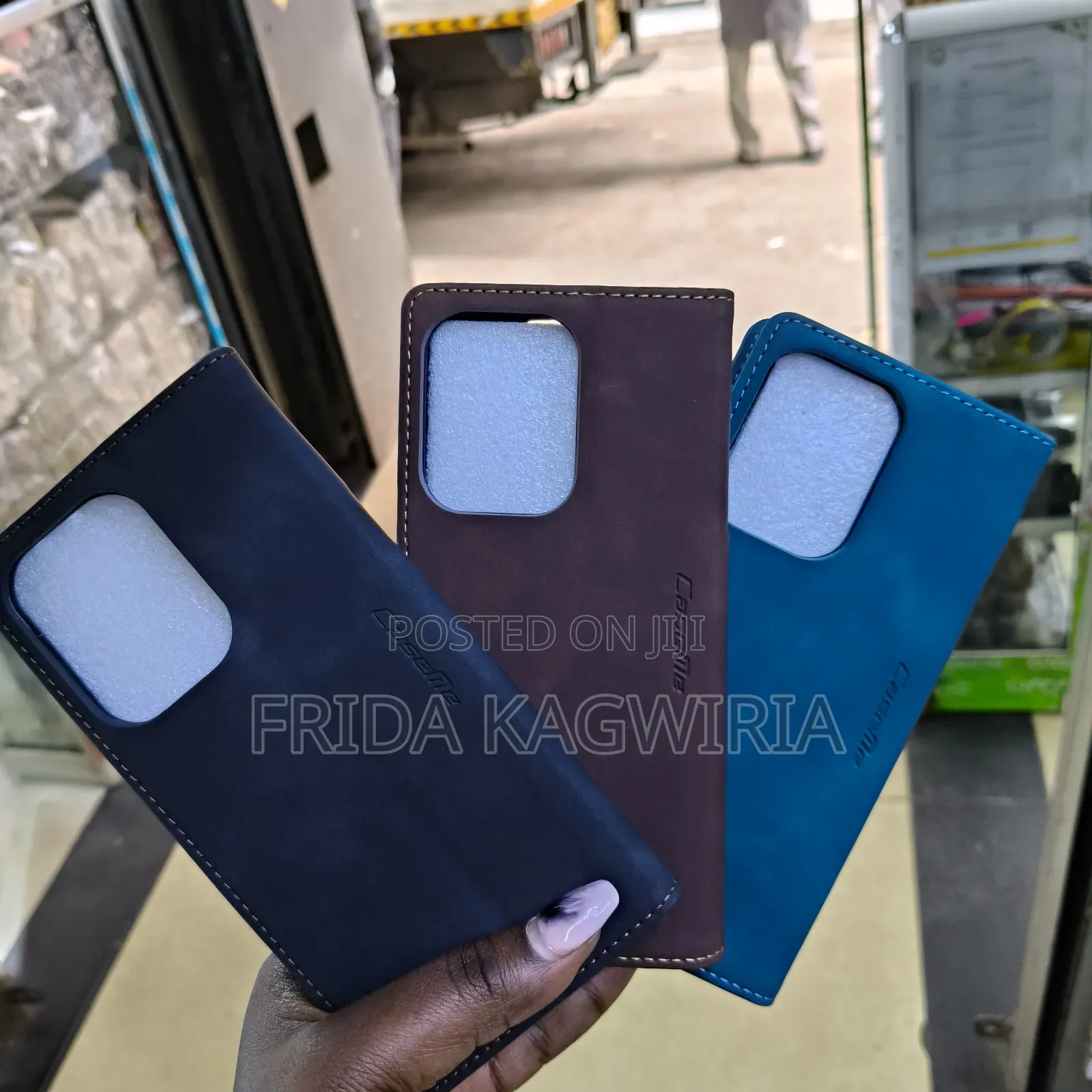 Oppo Reno 13 Pro Caseme Leather Flip Cover