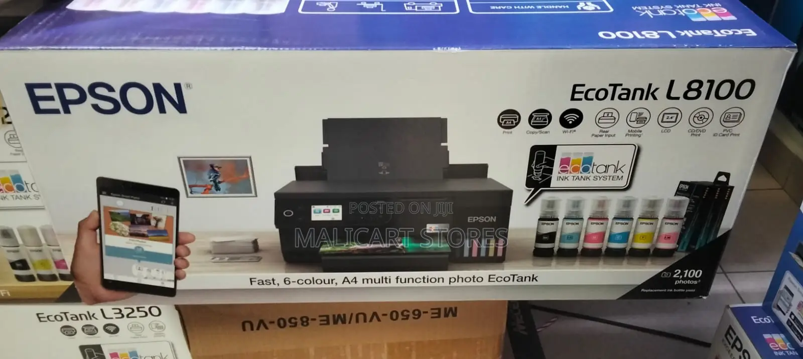 Epson Ecotank L8100 A4 Inktank Photo Printer