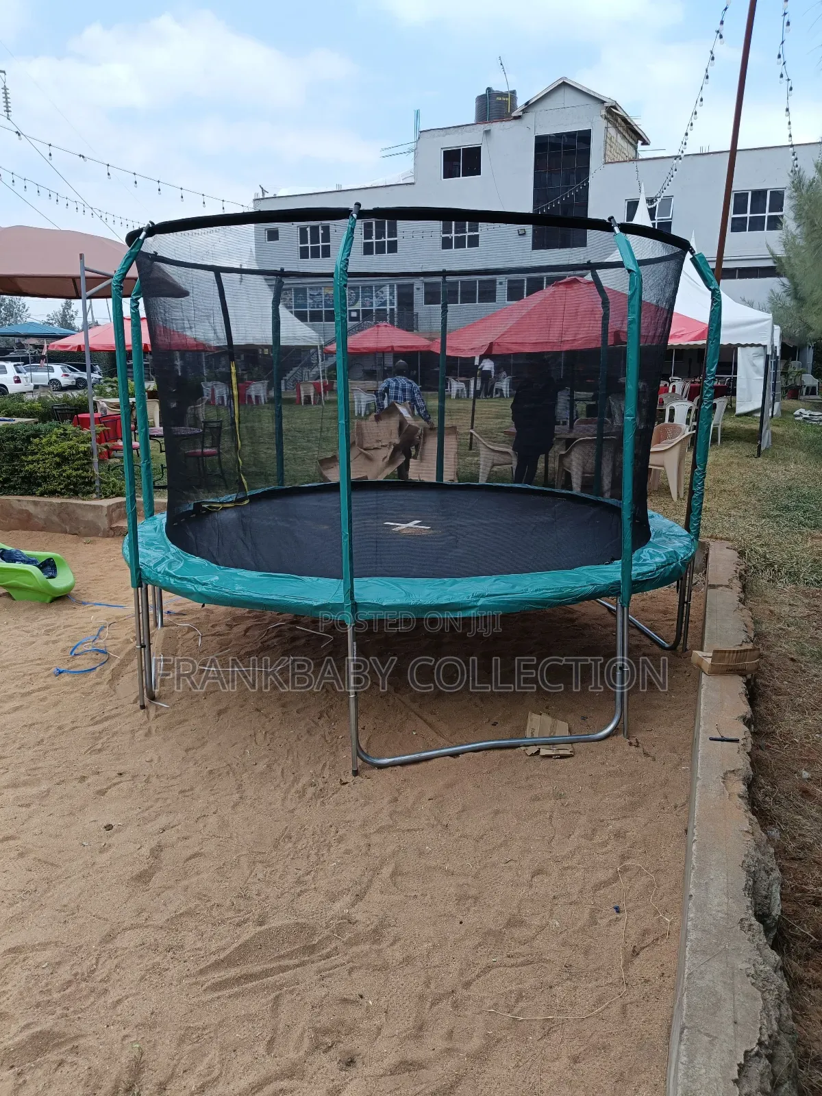 12 Ft-Trampoline/- Bouncing Castle Trampoline .