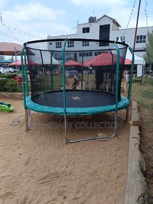 12 Ft-Trampoline/- Bouncing Castle Trampoline . - thumbnail 2