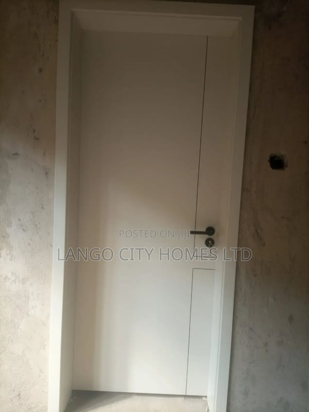 Modern White Interior Wooden Doory