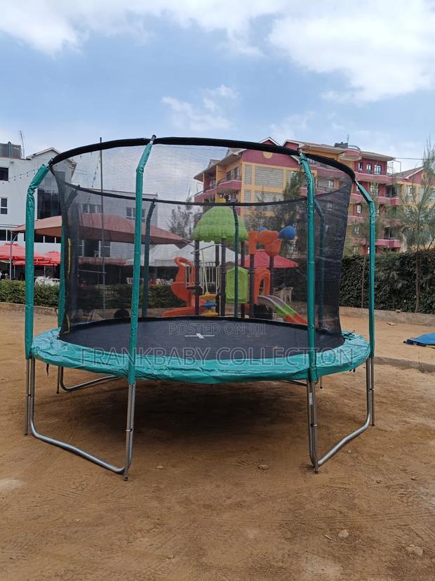 Jumping Trampoline. Bouncing Castle. Bouncing Trampoline. - main view