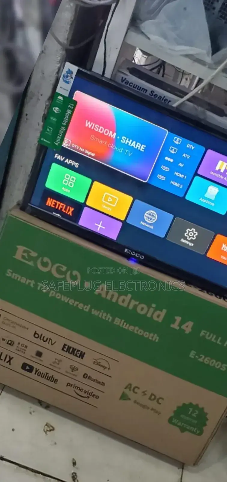 26 Inches Ac/Dc Ecco Smart Android
