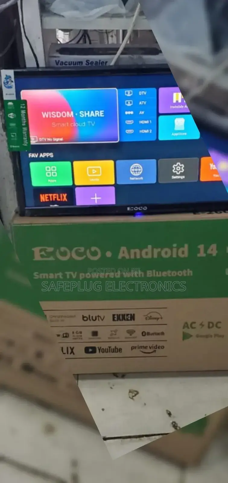 26 Inches Ac/Dc Ecco Smart Android