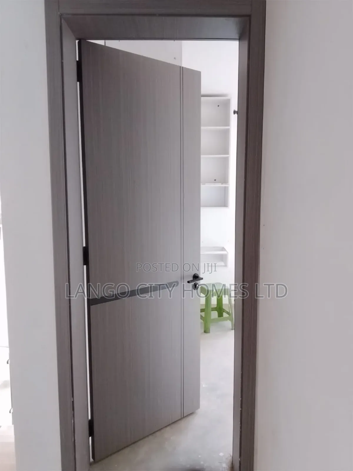 Grey Solid Modern Interior Doors