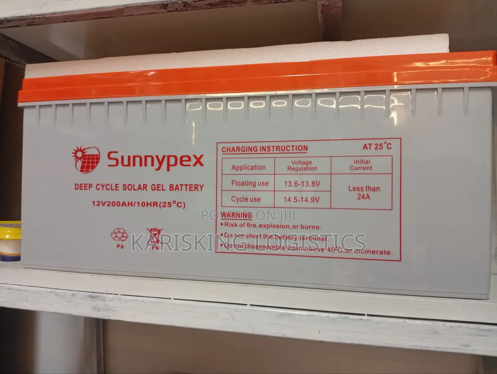 200ah Sunnypex Battery Gel