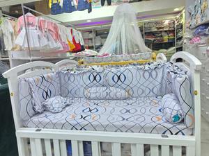 *Baby Cot Bumper With Bedsheets* - thumbnail 2