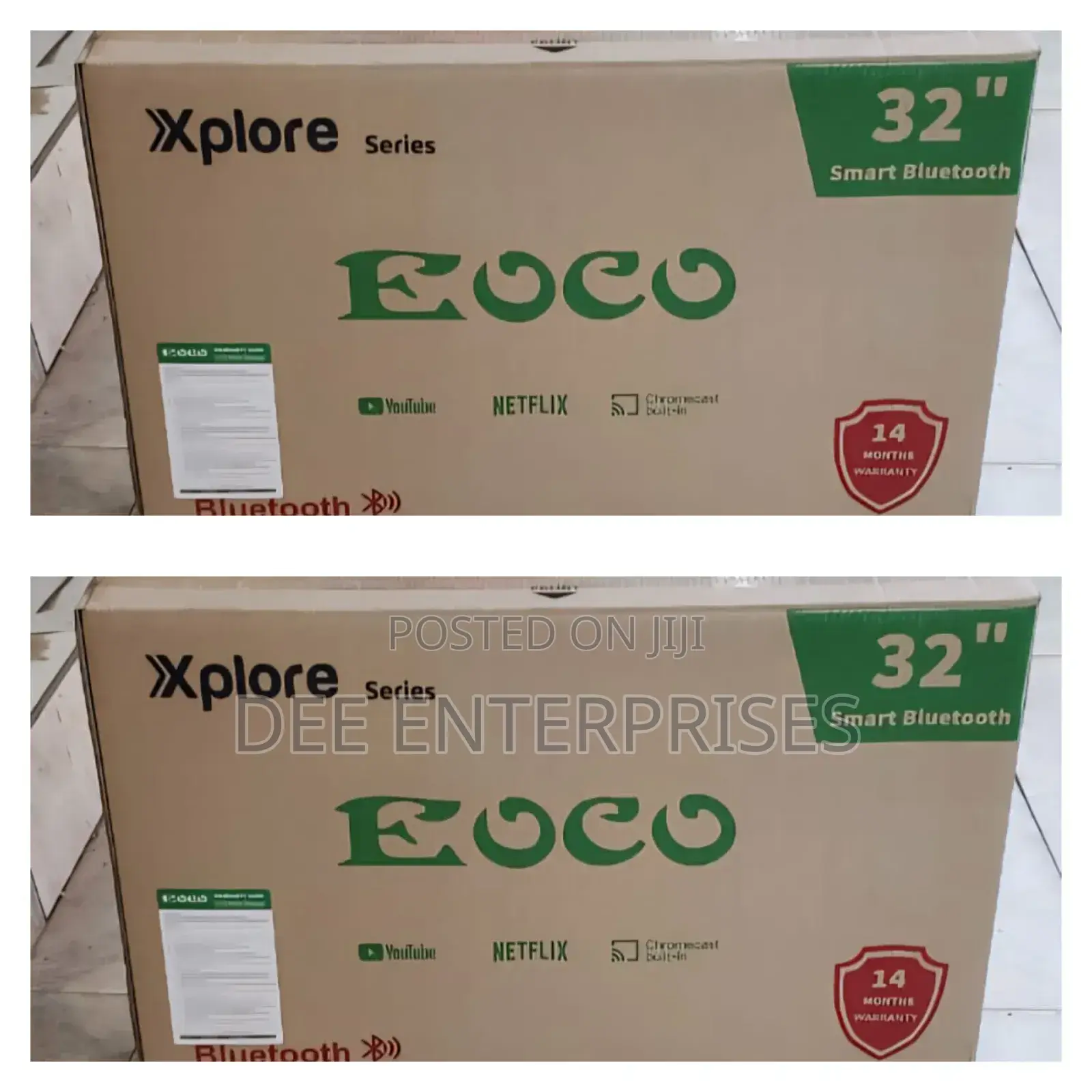 32 Inches Ecco Smart Android Digital Tv With Bluetooth