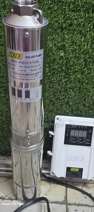 Kunda Solar Submassible Water Pump 70m With Control Box