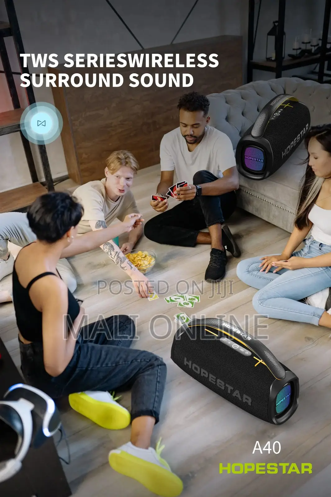 Hopestar A40 70w Portable Wireless Bluetooth Speaker Ipx8 12000mah