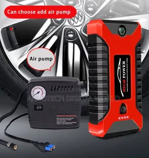 Multifunction Car Power Bank Jumpstarter With Air Compressor