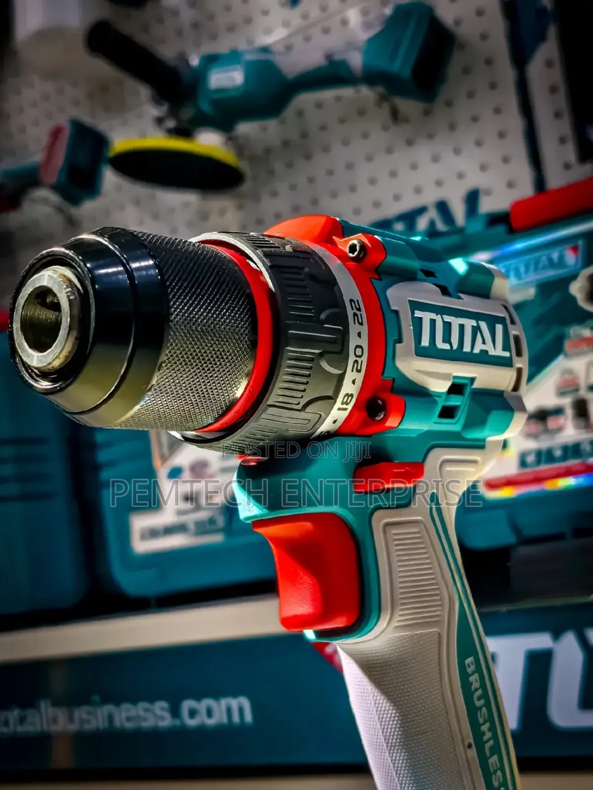 Total Compact Brushless Cordless Impact Drill 20v