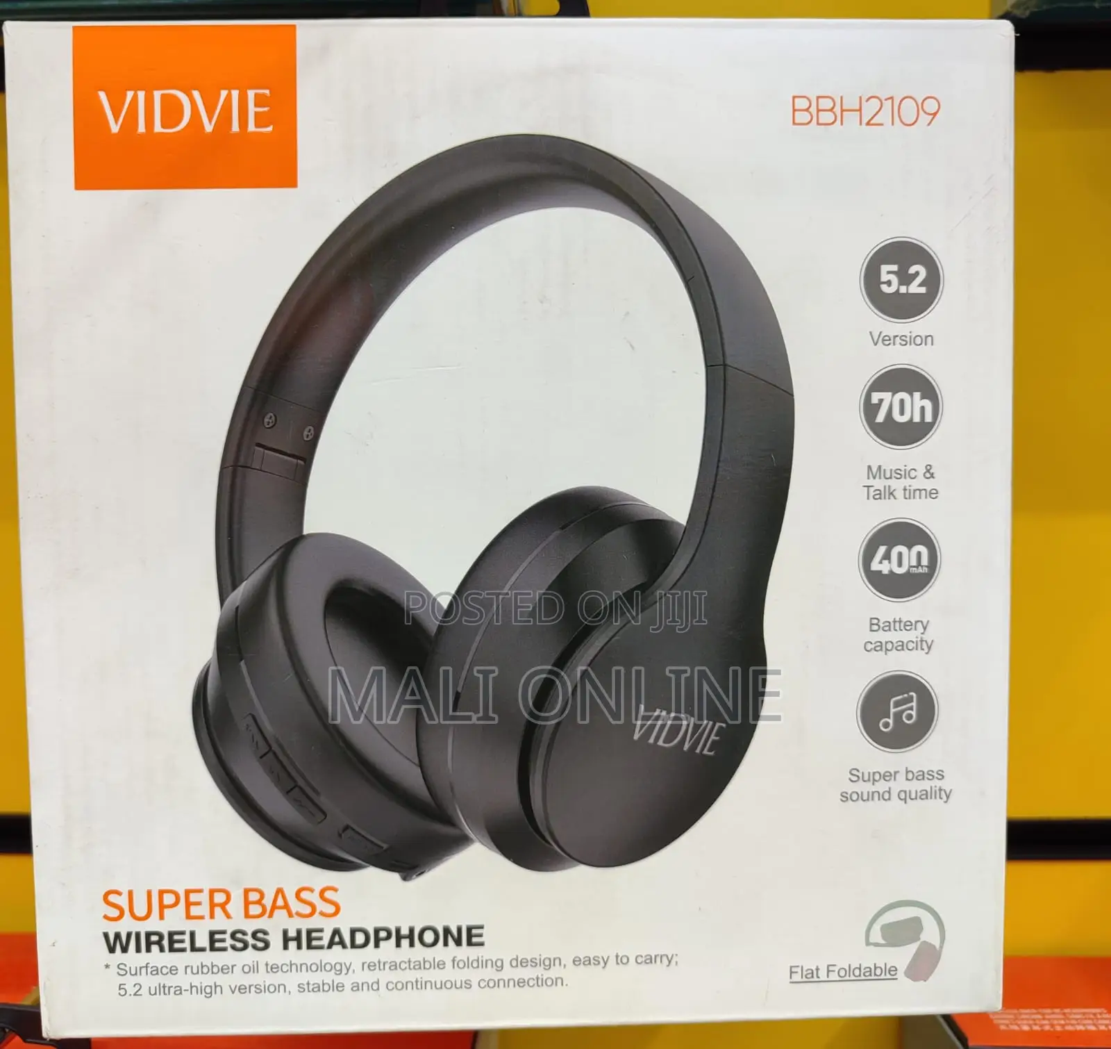 Vidvie Bbh2109 Over-ear Bluetooth 5.2 Headphones 70h Playtime