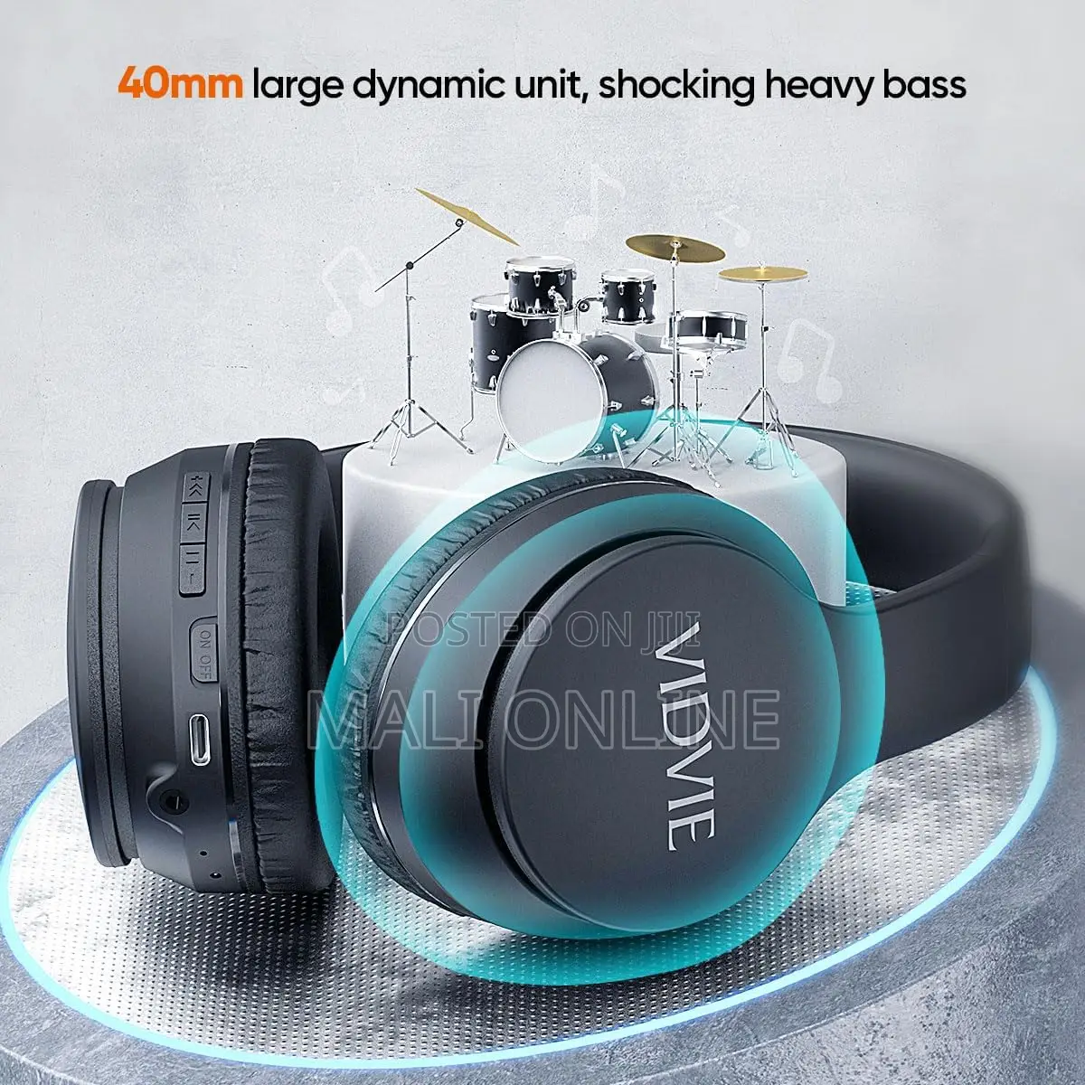 Vidvie Bbh2109 Over-ear Bluetooth 5.2 Headphones 70h Playtime
