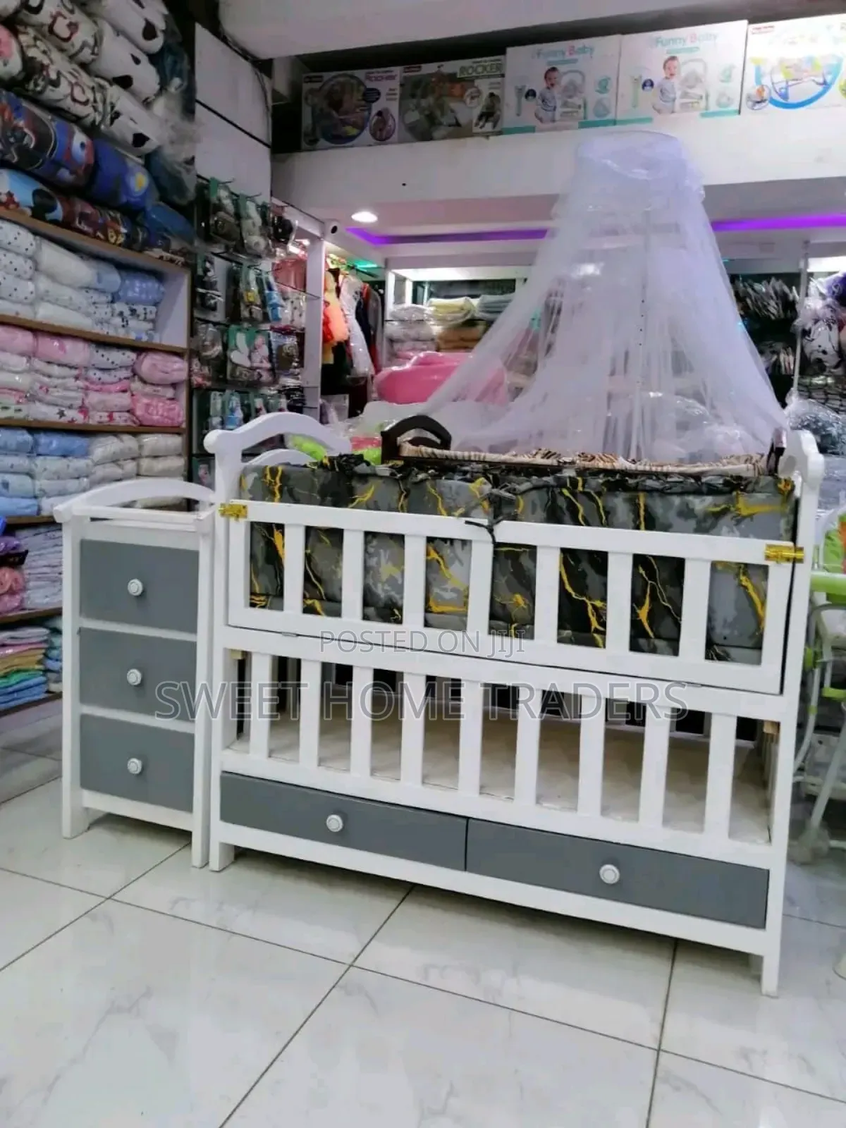 Baby Bed Package With Chest Drawers