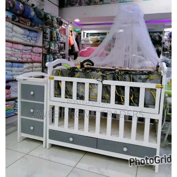 2*4 Feets Baby Bed Package With Drawers