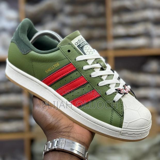 Adidas Superstar Shell Toe Green Shoes - thumbnail 2